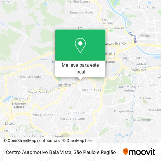 Centro Automotivo Bela Vista mapa