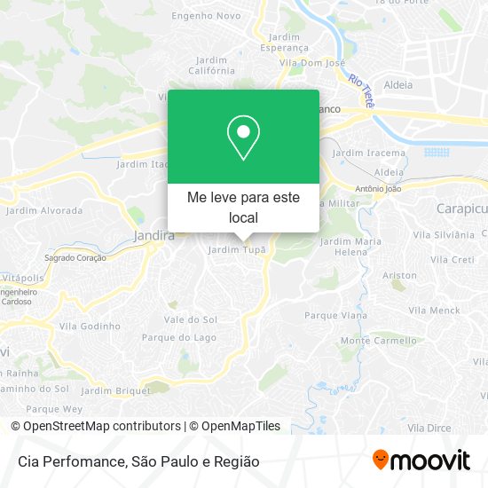 Cia Perfomance mapa