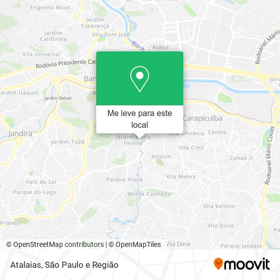 Atalaias mapa