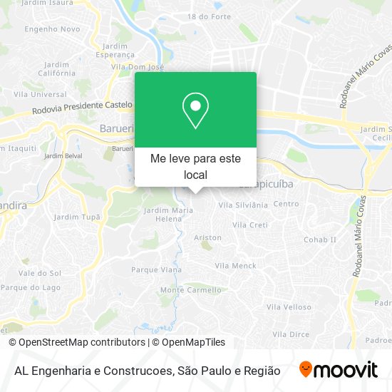 AL Engenharia e Construcoes mapa