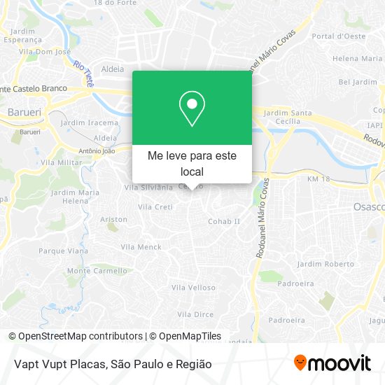 Vapt Vupt Placas mapa