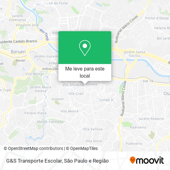 G&S Transporte Escolar mapa