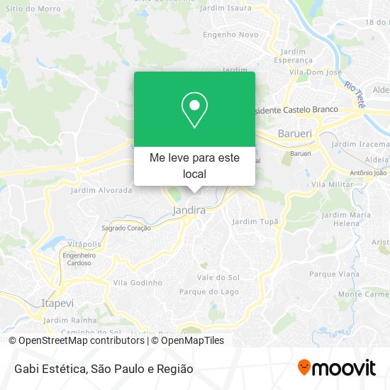 Gabi Estética mapa