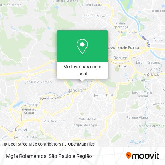 Mgfa Rolamentos mapa