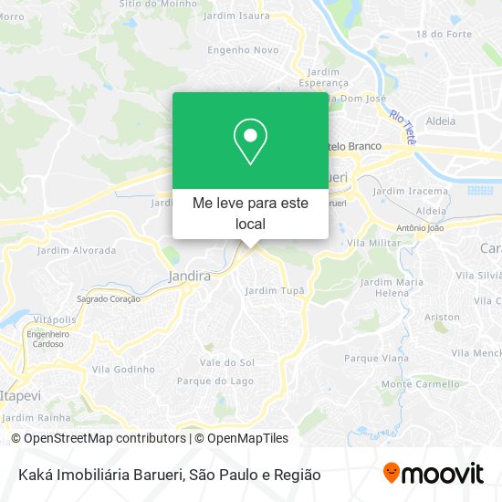 Kaká Imobiliária Barueri mapa