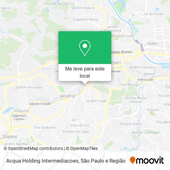 Acqua Holding Intermediacoes mapa