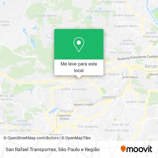 San Rafael Transportes mapa