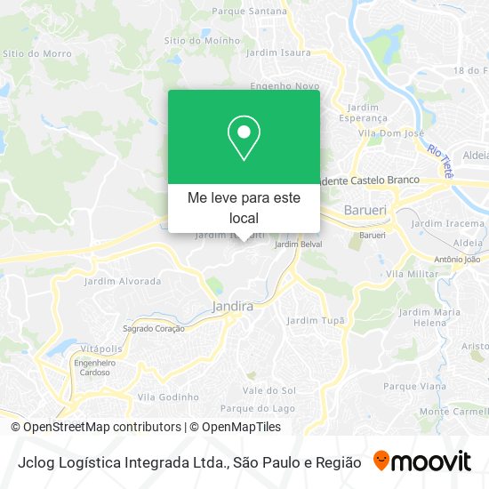 Jclog Logística Integrada Ltda. mapa