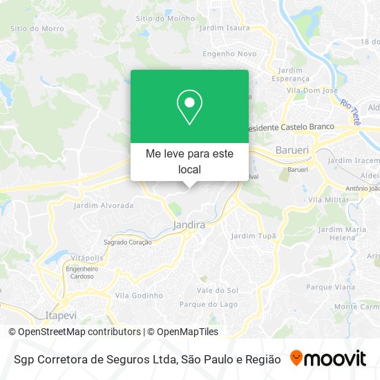 Sgp Corretora de Seguros Ltda mapa