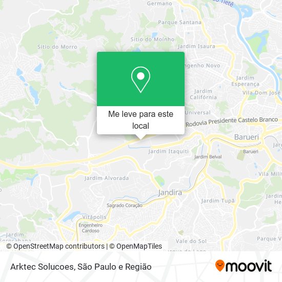 Arktec Solucoes mapa