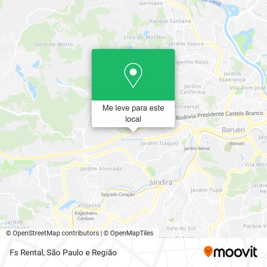 Fs Rental mapa