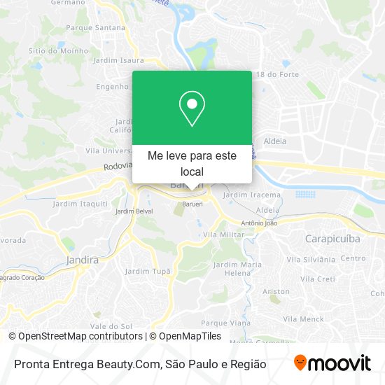 Pronta Entrega Beauty.Com mapa