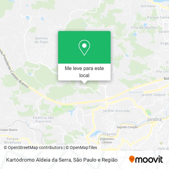 Kartódromo Aldeia da Serra mapa