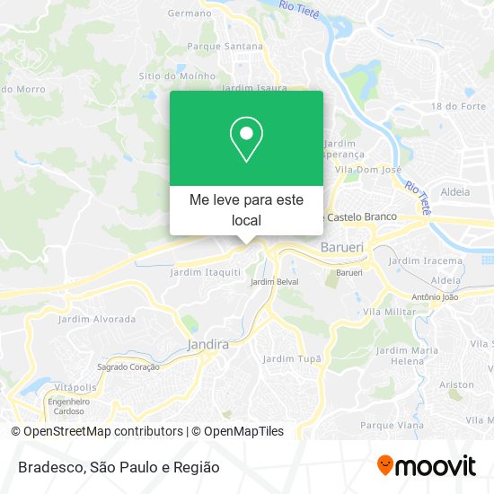 Bradesco mapa