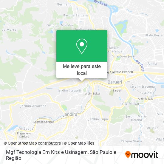Mgf Tecnologia Em Kits e Usinagem mapa