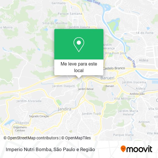 Imperio Nutri Bomba mapa
