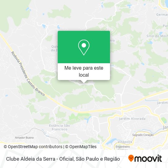 Clube Aldeia da Serra - Oficial mapa