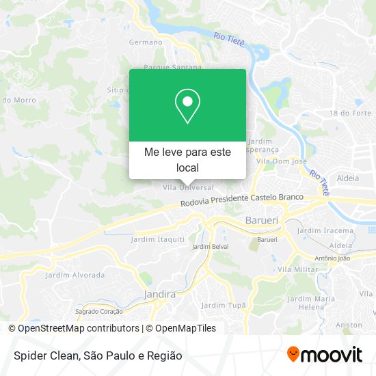 Spider Clean mapa