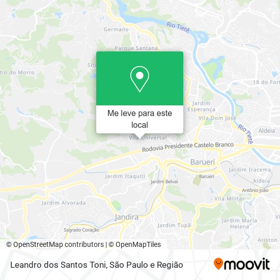 Leandro dos Santos Toni mapa