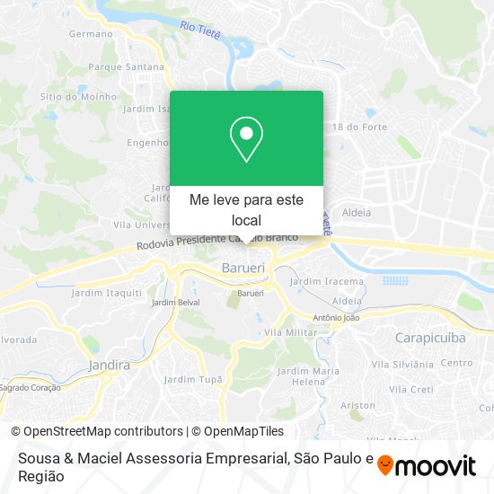 Sousa & Maciel Assessoria Empresarial mapa