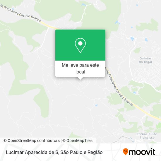 Lucimar Aparecida de S mapa