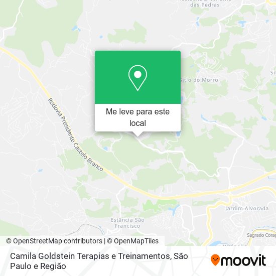 Camila Goldstein Terapias e Treinamentos mapa