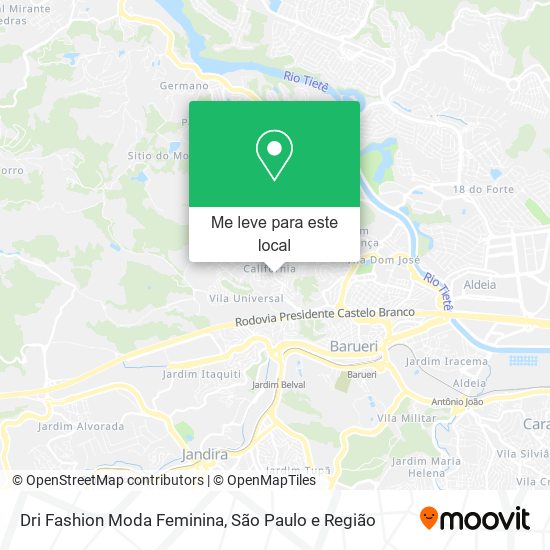 Dri Fashion Moda Feminina mapa