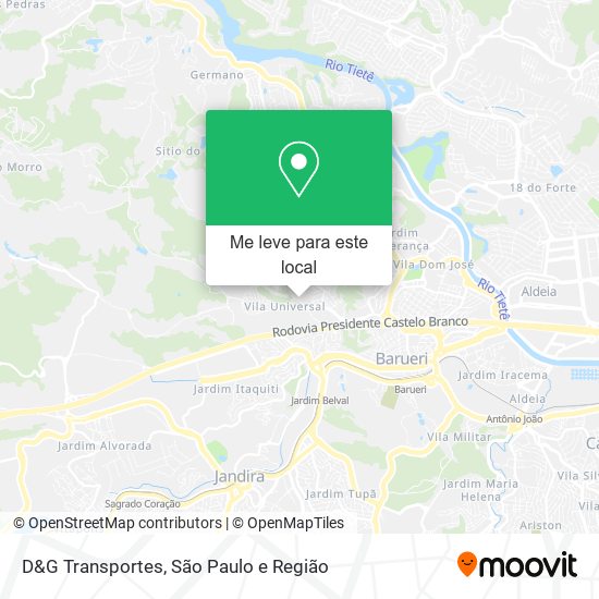 D&G Transportes mapa
