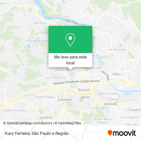 Kary Ferreira mapa
