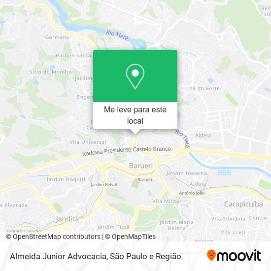 Almeida Junior Advocacia mapa