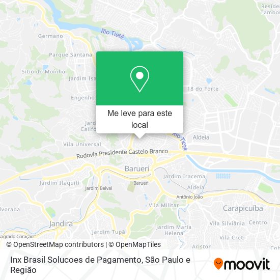 Inx Brasil Solucoes de Pagamento mapa