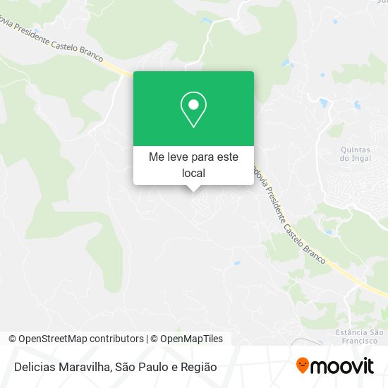 Delicias Maravilha mapa