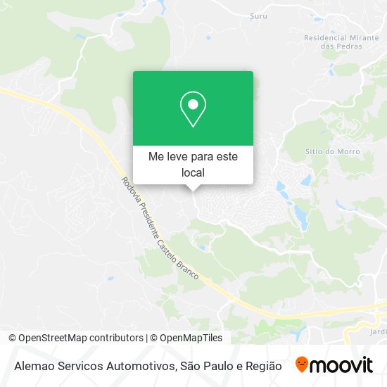 Alemao Servicos Automotivos mapa