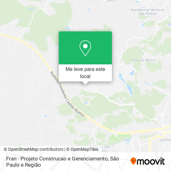 Fran - Projeto Construcao e Gerenciamento mapa
