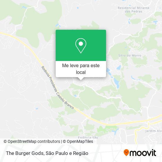 The Burger Gods mapa