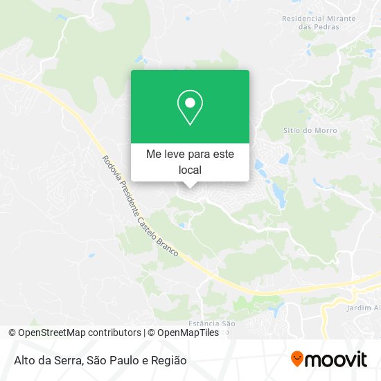 Alto da Serra mapa