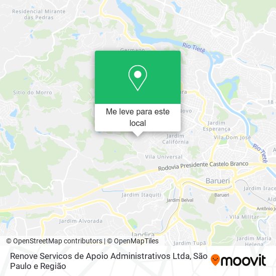 Renove Servicos de Apoio Administrativos Ltda mapa