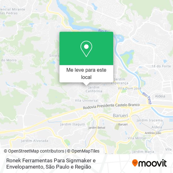 Ronek Ferramentas Para Signmaker e Envelopamento mapa