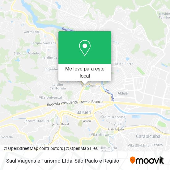 Saul Viagens e Turismo Ltda mapa