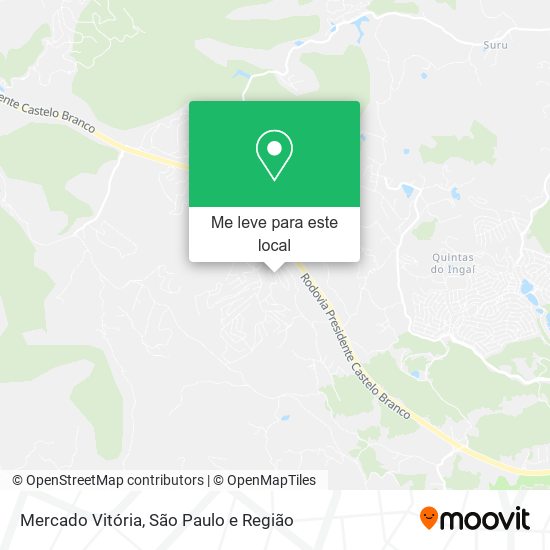 Mercado Vitória mapa
