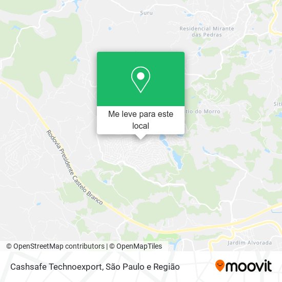 Cashsafe Technoexport mapa