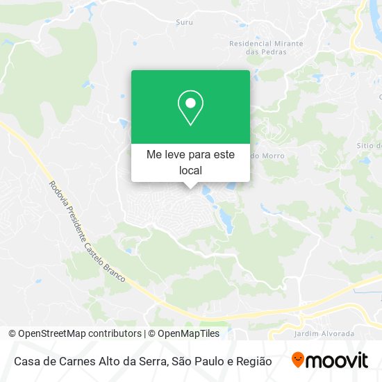 Casa de Carnes Alto da Serra mapa