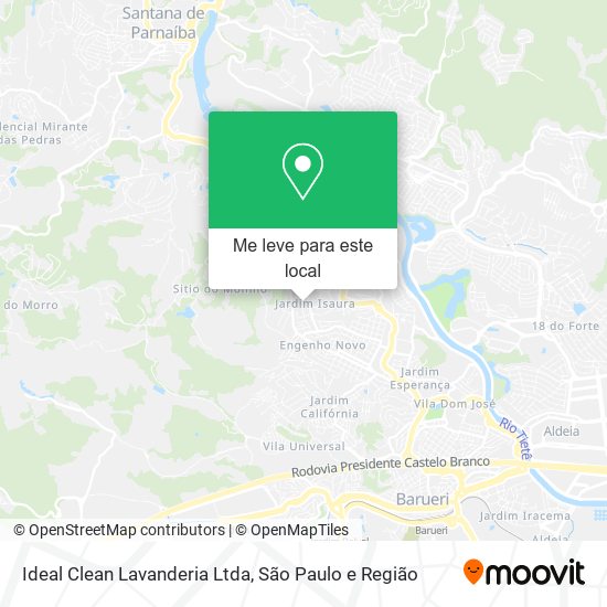 Ideal Clean Lavanderia Ltda mapa