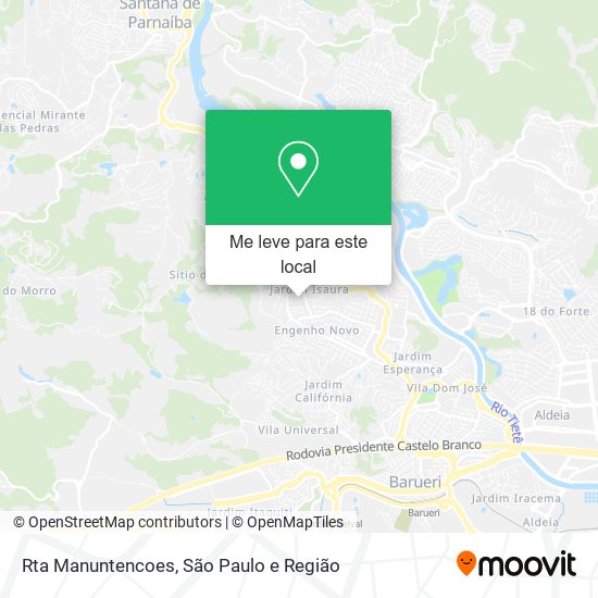 Rta Manuntencoes mapa