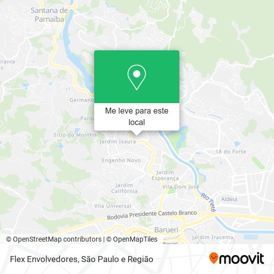 Flex Envolvedores mapa