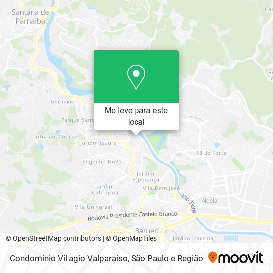 Condominio Villagio Valparaiso mapa