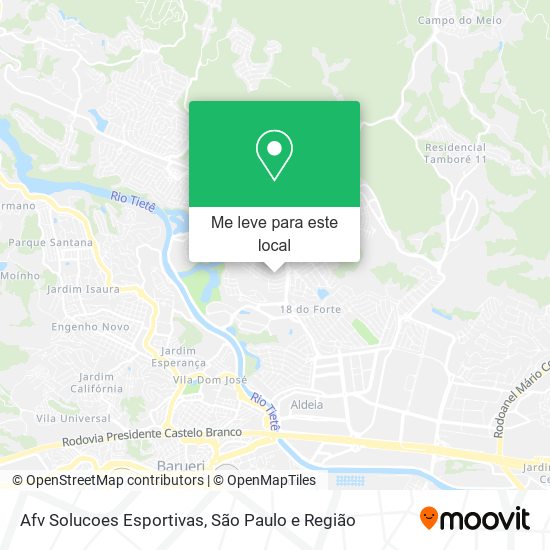 Afv Solucoes Esportivas mapa