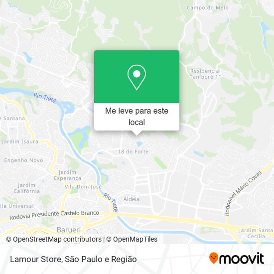 Lamour Store mapa