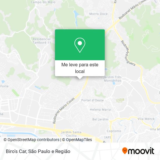 Biro's Car mapa