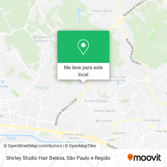 Shirley Studio Hair Beleza mapa
